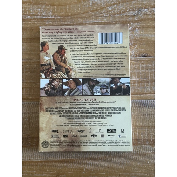 THE DEAD DON'T HURT (DVD, 2023) Viggo Mortensen~ SHOUT! Studios - Picture 4 of 4